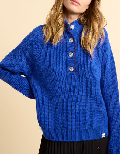 Jersey azul punto ochos I.Code x La Française