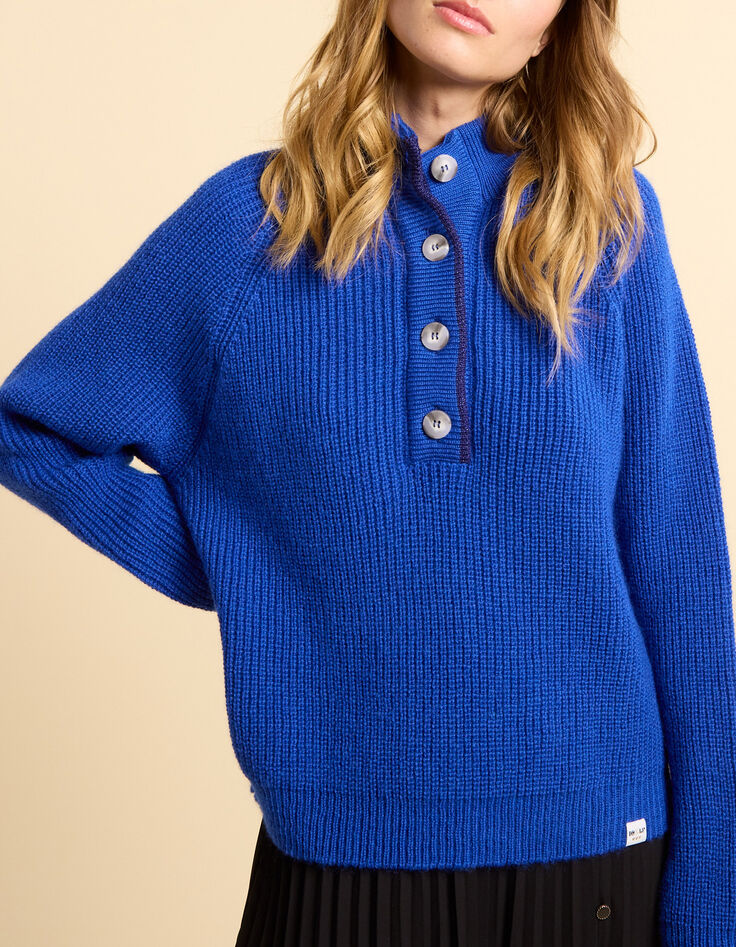 Jersey azul punto ochos I.Code x La Française-1 Jersey azul punto ochos I.Code x La Française-1