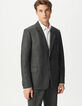 Grijze blazer tweedstijl Heren-1