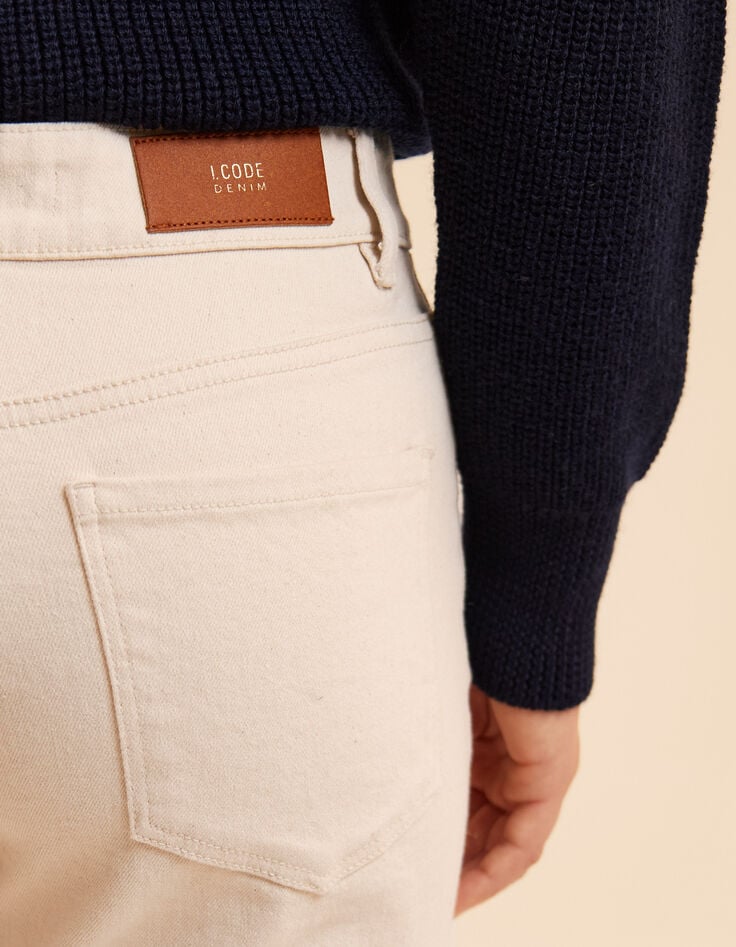 I.Code ecru straight jeans-5 I.Code ecru straight jeans-5