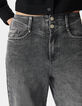 Graue Slouchy-Damenjeans in Crop-L&auml;nge aus BCI-Baumwolle-5