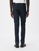 Marineblaue SLIM-Herrenjeans-4