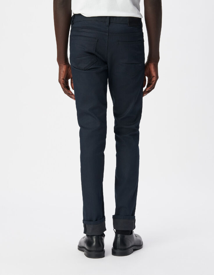 Marineblaue SLIM-Herrenjeans-4