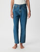 Blaue verk&uuml;rzte Boyfriend-Jeans Charlotte Damen-3