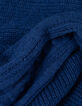 I.Code blue stand-up collar sweater-5