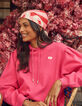 Roze sweathoodie borduursel dubbel hart I.Code-10