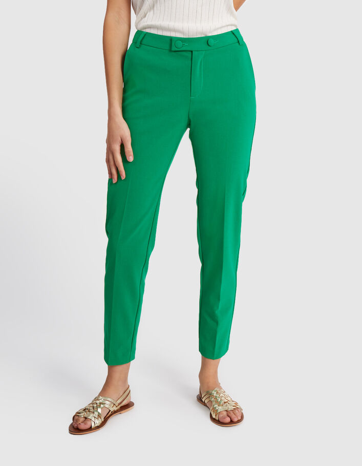 Pantalon de costume vert prairie I.Code - I.CODE
