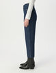 Gerade geschnittene Cropped-Damenjeans Streifenmotiv-5