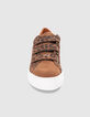 Sneakers imprim&eacute; l&eacute;opard &agrave; scratchs I.Code-3