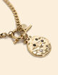 Medaille ketting met strass I.Code-2