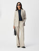 Chaqueta de traje beige para Mujer-1