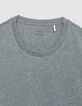 Graues DRY FAST T-Shirt Rundhalsausschnitt-7