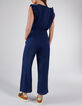 Combinaison indigo volants broderie anglaise I.Code-3