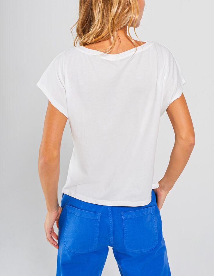 Tee-shirt blanc visuel Women I.Code -3 Tee-shirt blanc visuel Women I.Code -3