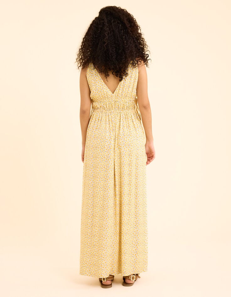 Robe longue imprimé fleuri I.Code-5 Robe longue imprimé fleuri I.Code-5