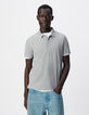 Graues kurz&auml;rmeliges Poloshirt DRY FAST Herren-1