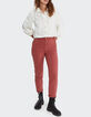 Boyfit jeans in cherry pink I.Code-1