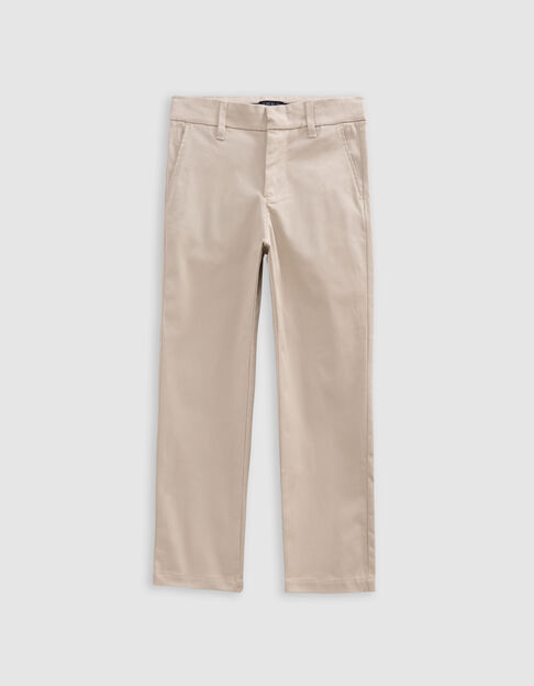 Boy's beige formal suit pants - IKKS