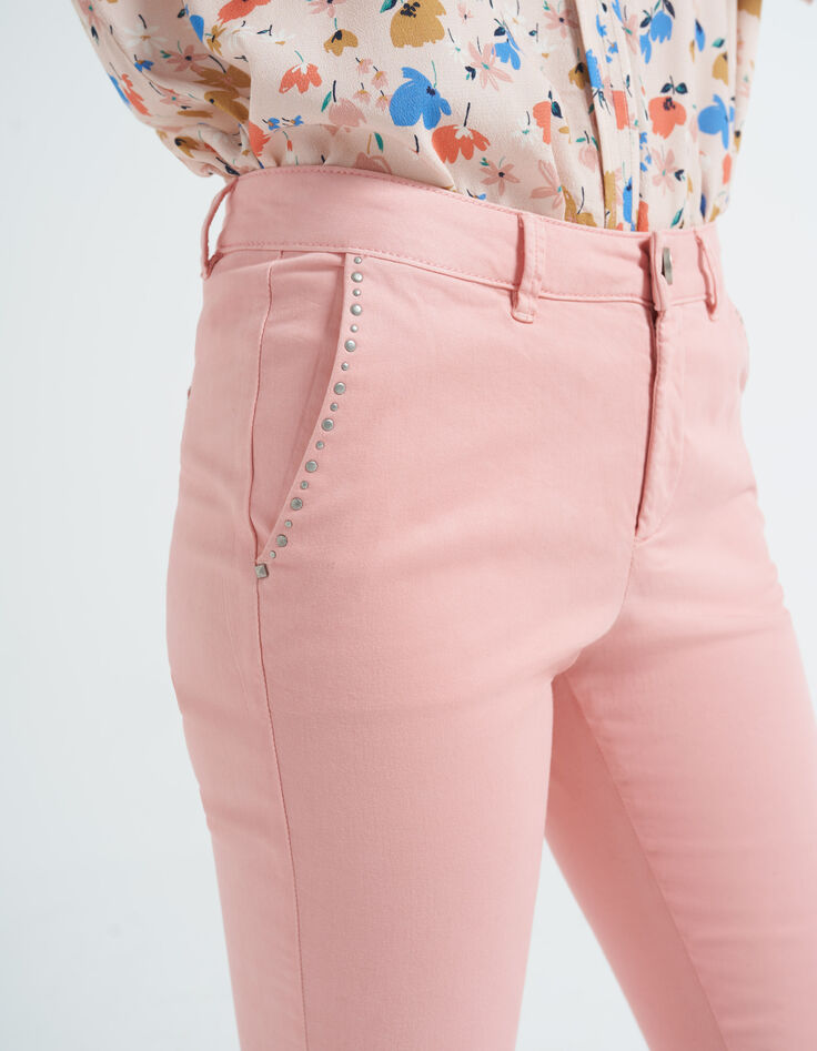 Pantalón chino melocotón tachuelas I.Code-3