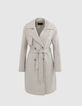 Hell maulwurfbrauner Damen-Trenchcoat-6