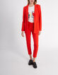 I.Code crimson red Milano knit suit jacket-2 I.Code crimson red Milano knit suit jacket-2
