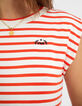 I.Code off-white sailor stripe dress with apricot stripes-4