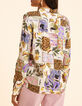 Chemise &eacute;crue imprim&eacute; patchwork bananes I.Code-3