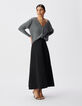 C&aacute;rdigan gris punto reversible mujer-1