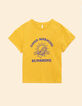 T-shirt jaune message visuel transat I.Code-7
