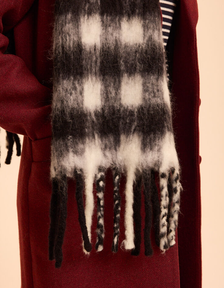 Bufanda negra rayas I.Code-3 Bufanda negra rayas I.Code-3