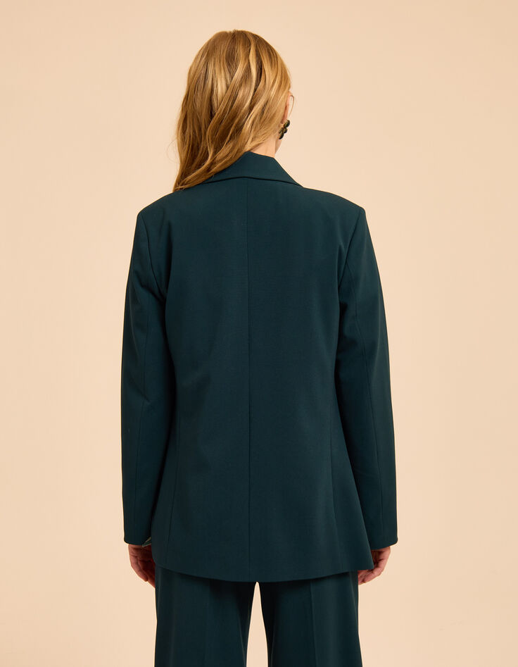 Grüne Anzugjacke mit überkreuzten Knöpfen Emma I.Code-4