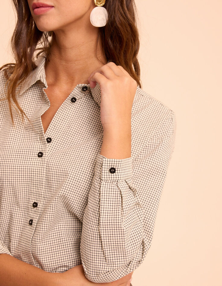 Overhemd lange mouwen ruitjesmotief I.Code-2