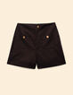 Bronzefarbene Shorts mit aufgesetzten Taschen I.Code-5