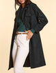I.Code midnight green overcoat-1