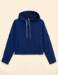 Veste de jogging indigo maille nid d'abeille I.Code-7