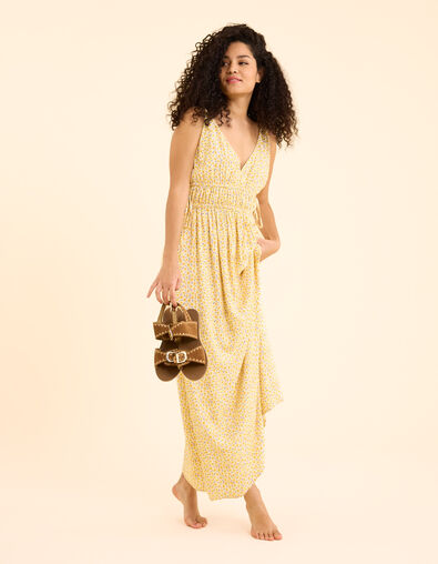 Robe longue imprimé fleuri I.Code