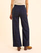 Marineblaue elegante Hose mit Karos I.Code-3