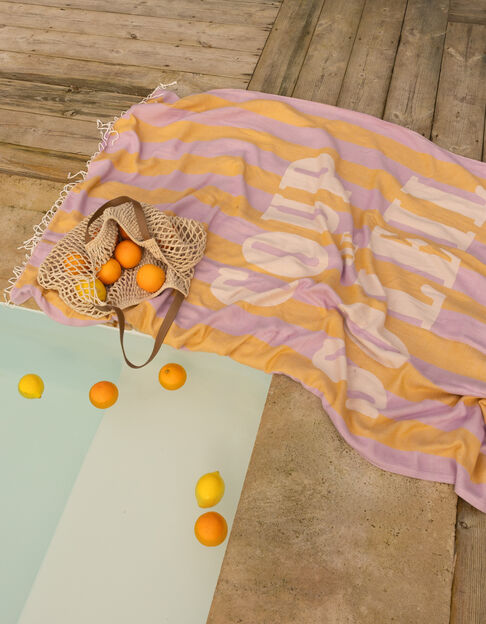 Foutah lilas et jaune I.Code