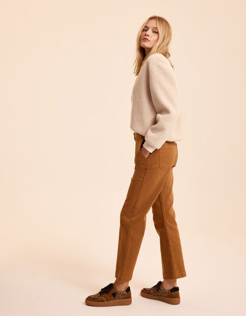 Blauwe stonewashed straight jeans I.Code