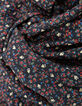 I.Code black long dress with winter floral print-8