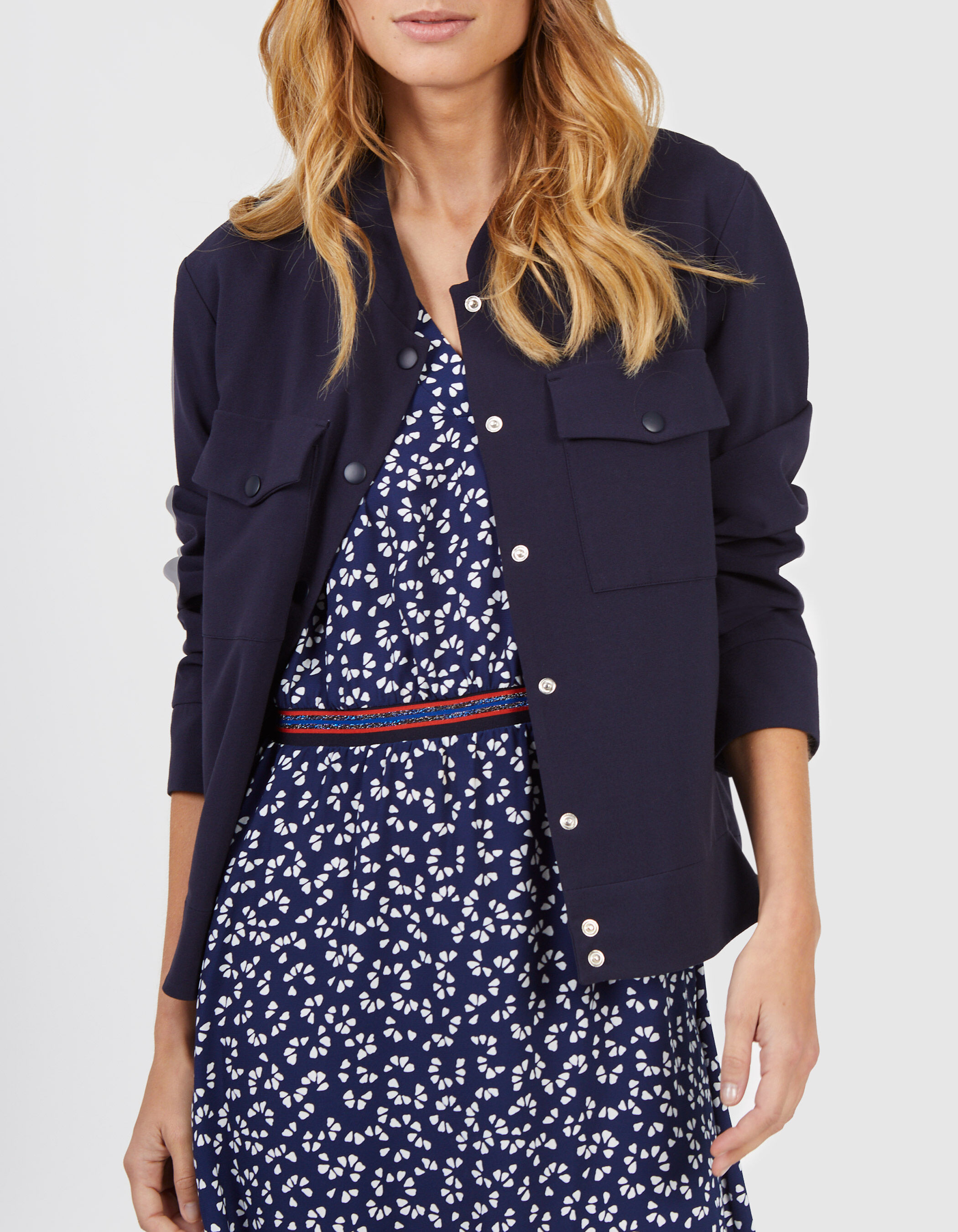 Veste marine esprit sporty I.Code