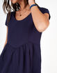 Robe marine avec découpes taille I.Code-4