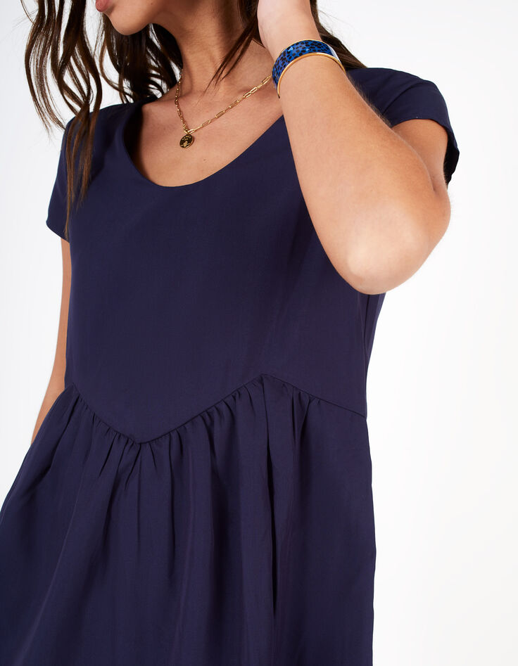 Robe marine avec découpes taille I.Code-4