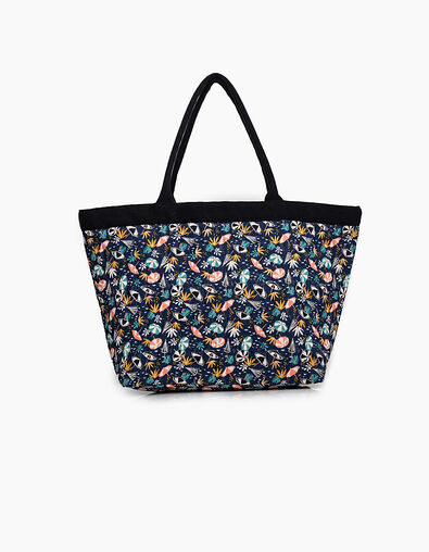 Sac cabas marine imprimé parasols I.Code