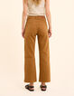 Jean large camel longueur cropped I.Code-5