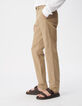 Beige SLIM-Herrenchinohose-3