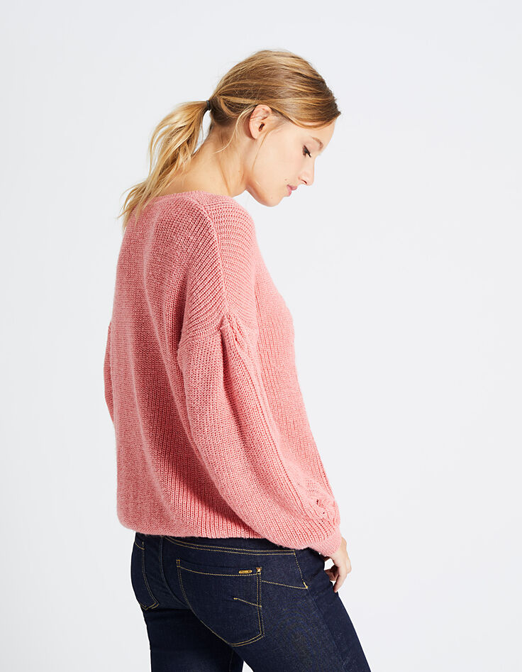 Pull rose femme I.Code-3