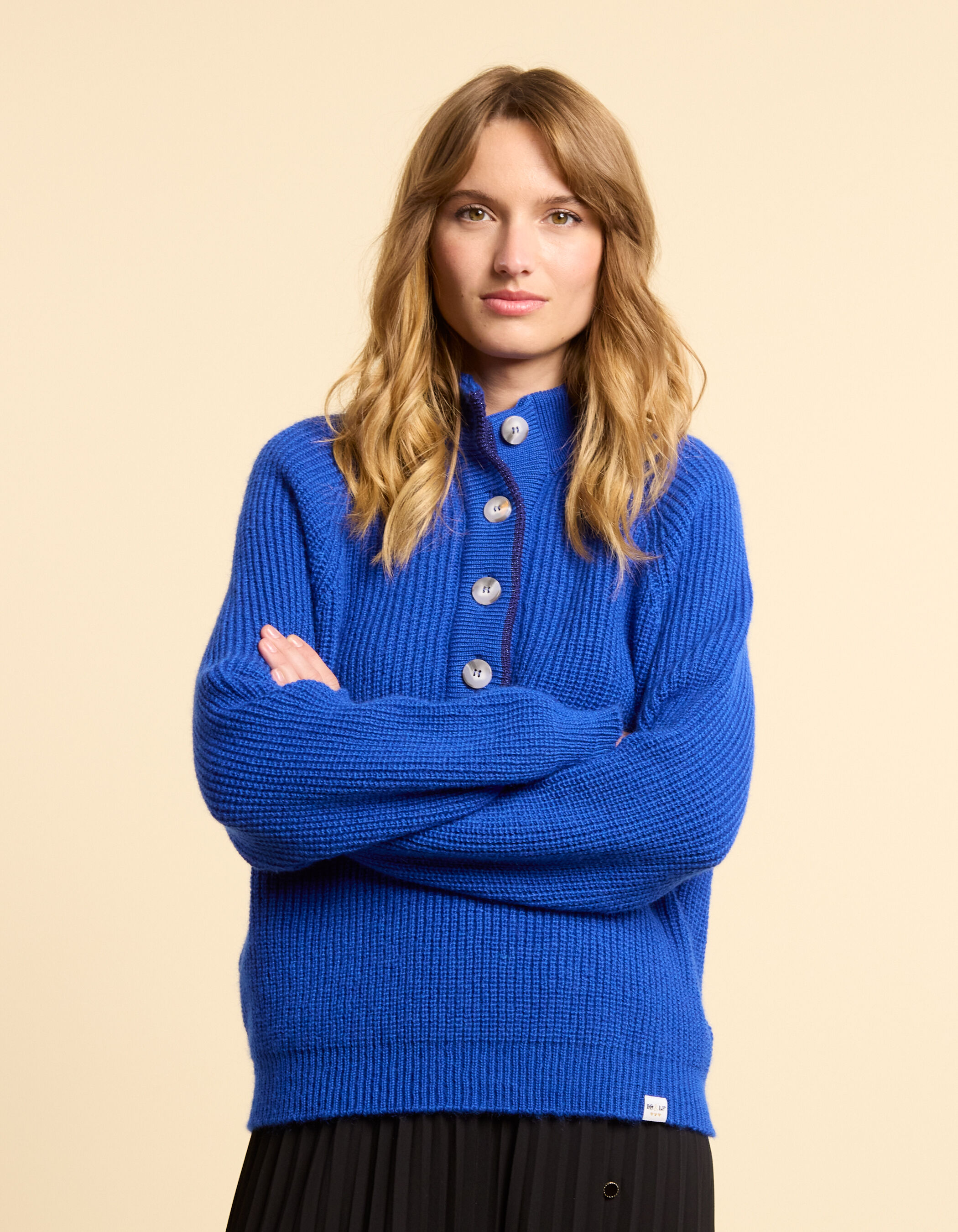 Kiosque cc × Laid.b Uniform Knit Blue