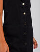 Robe chemise en jean noir sans manches I.Code-3
