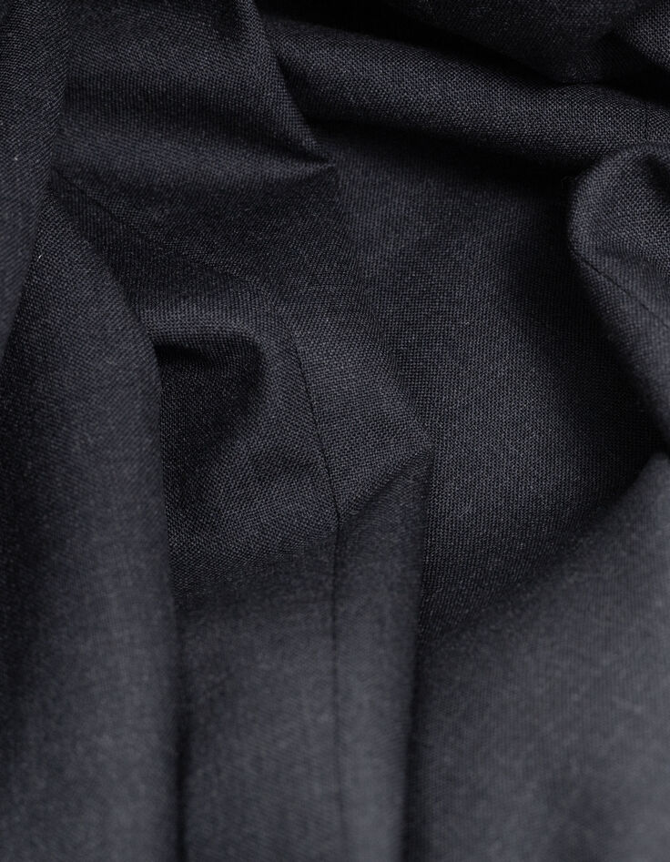 Marineblaues Herrensakko 100 % Wolle-7